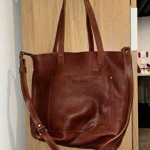 Portland Leather Rich Brown Tote